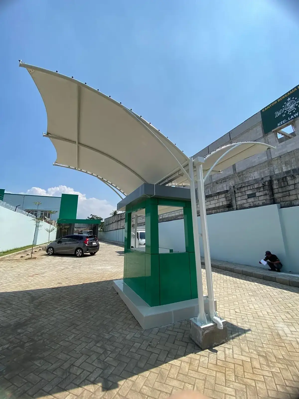 Pembuatan Gate Parking